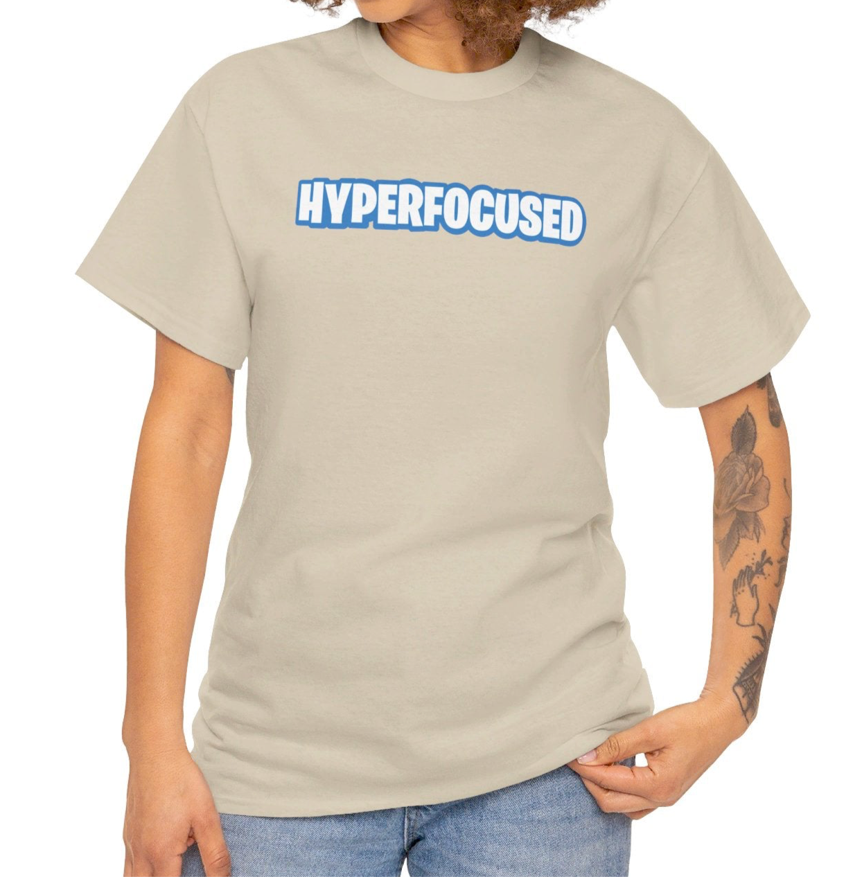 Hyperfocused Fortnite Parody T-Shirt - Vivid Divergence