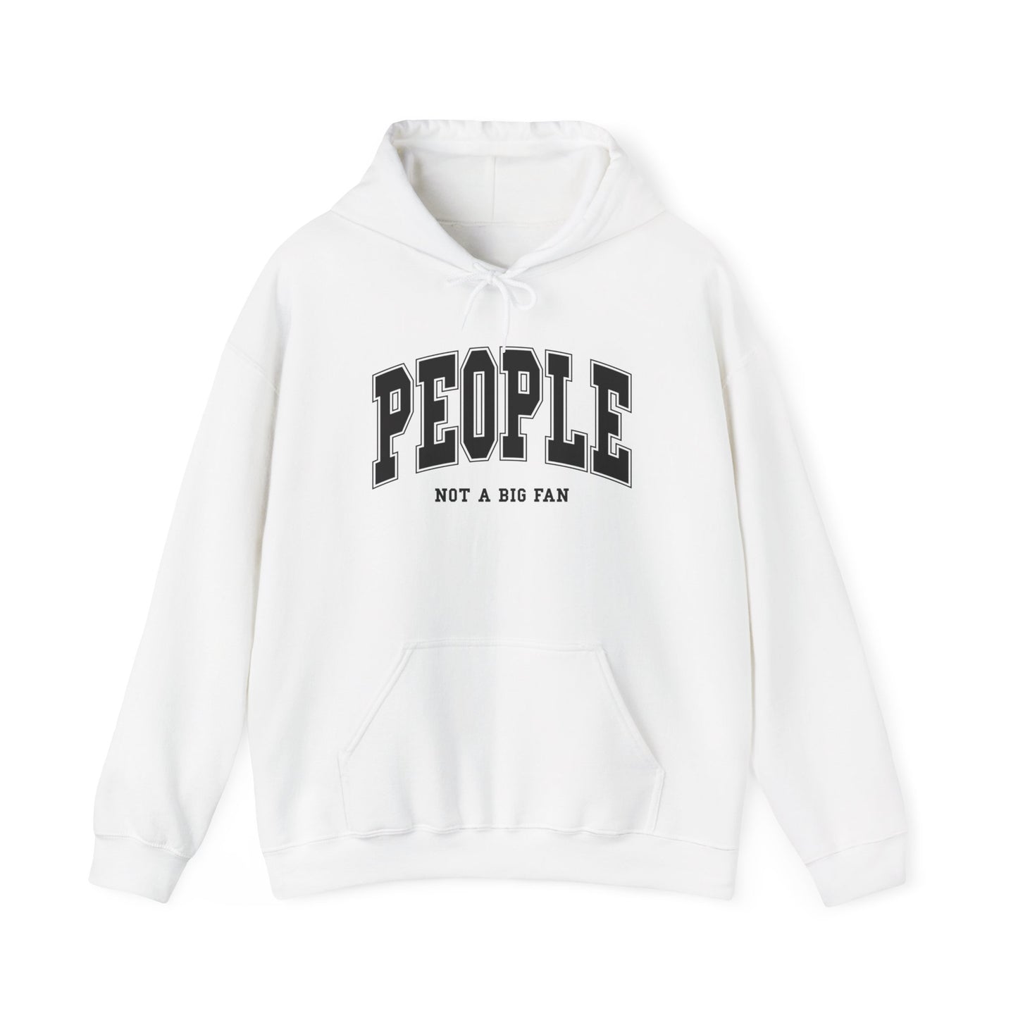 People Not a Big Fan Hoodie