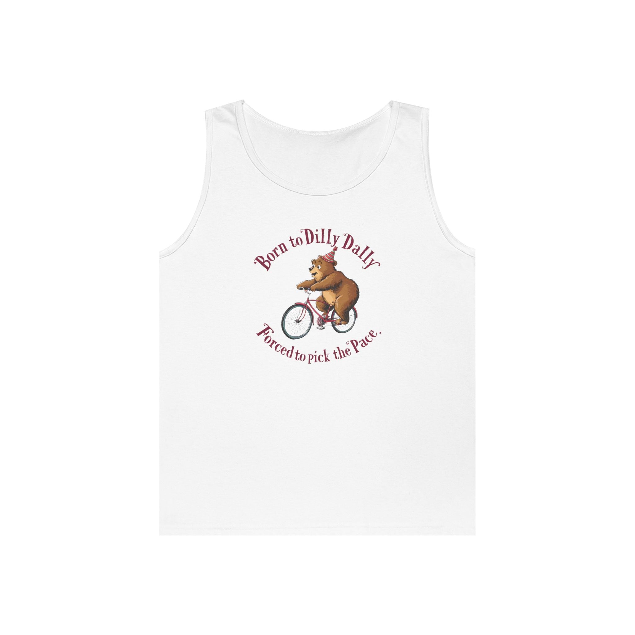 Born to Dilly Dally Bear Tank Top