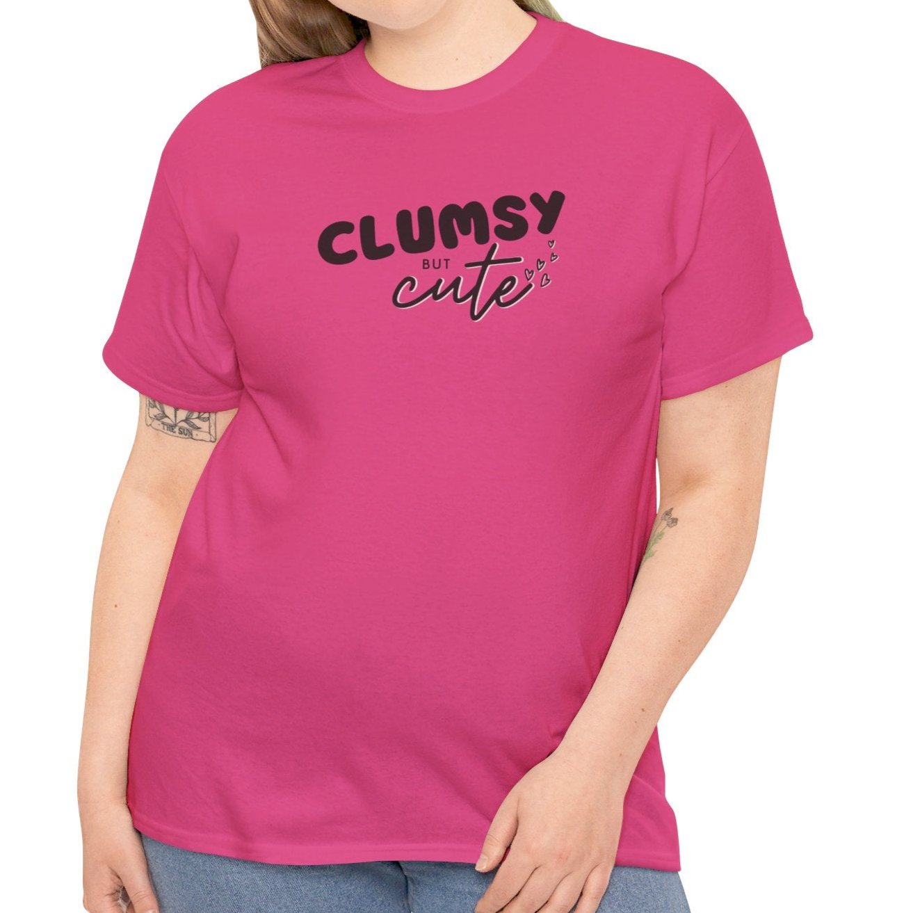 Clumsy But Cute T-Shirt - Vivid Divergence