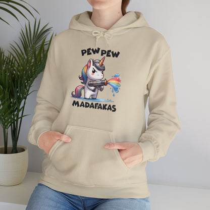 Pew Pew Madafakas Unicorn Hoodie