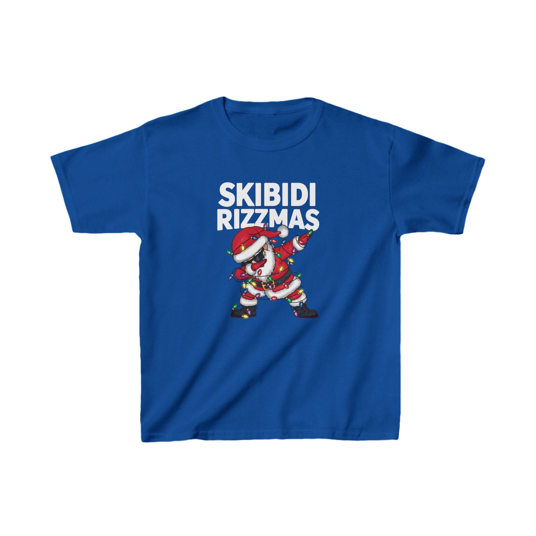 Skibidi Rizzmas Santa Dab Kids T-Shirt