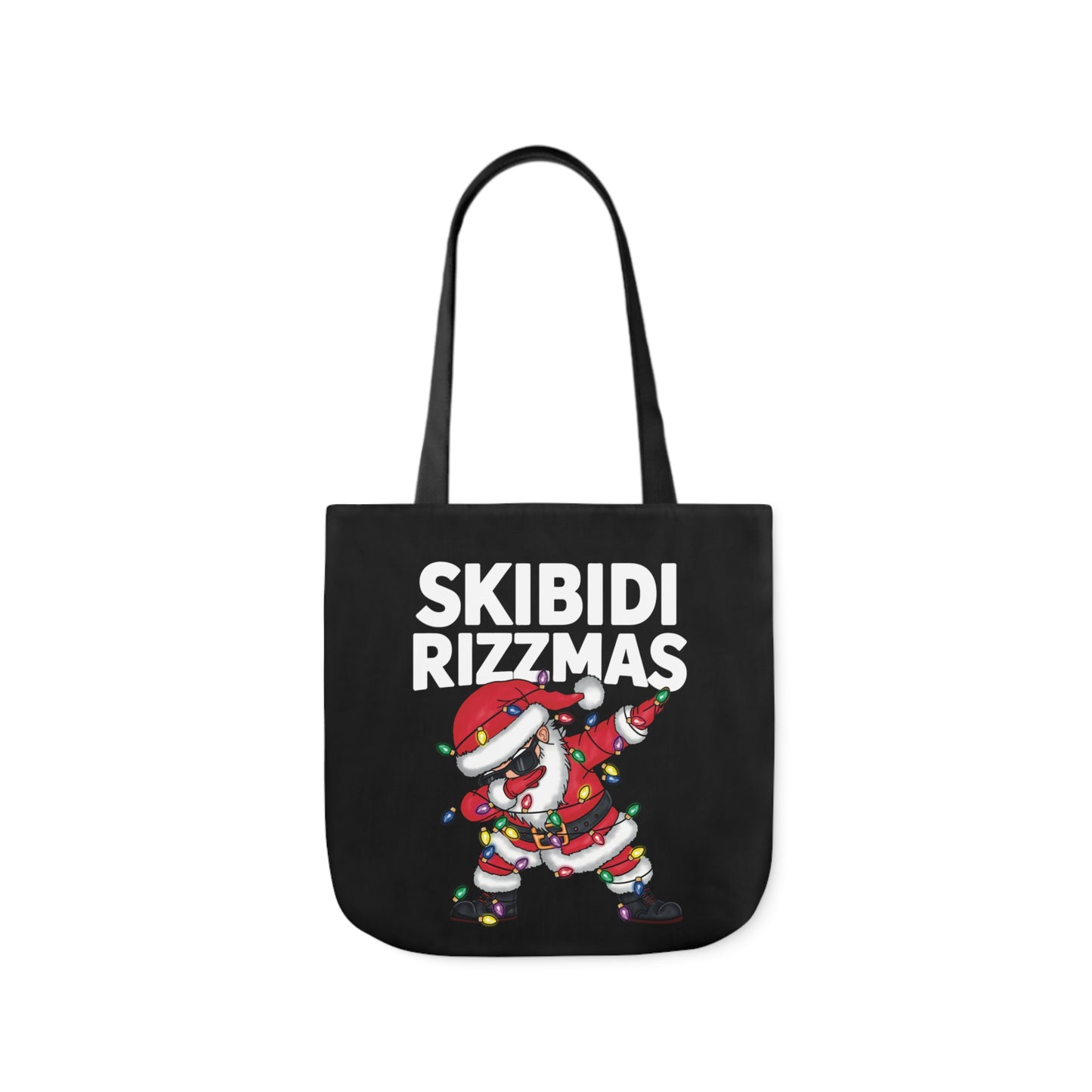 Skibidi Rizzmas Santa Dab Canvas Tote Bag