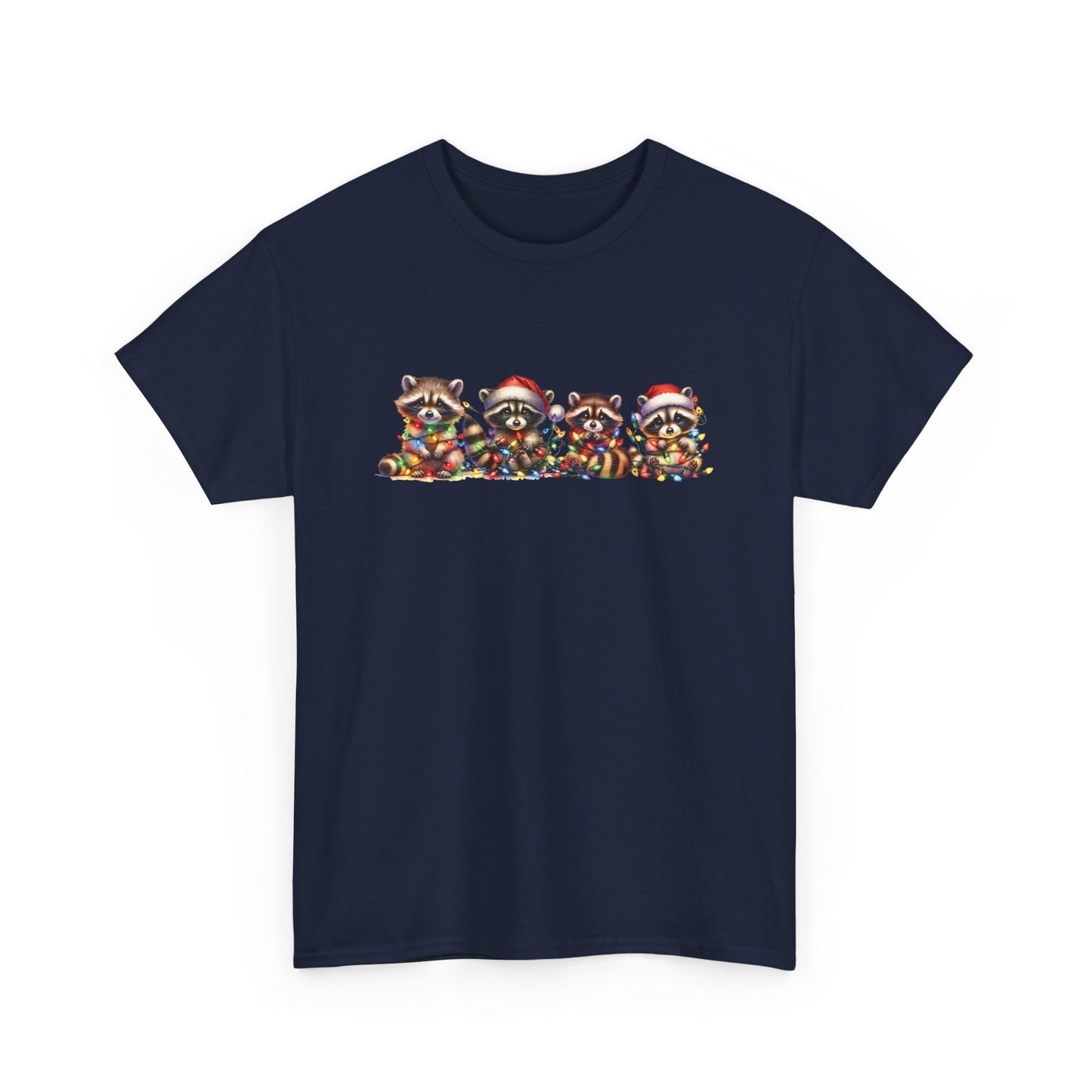 Festive Raccoon Christmas Chaos T-Shirt