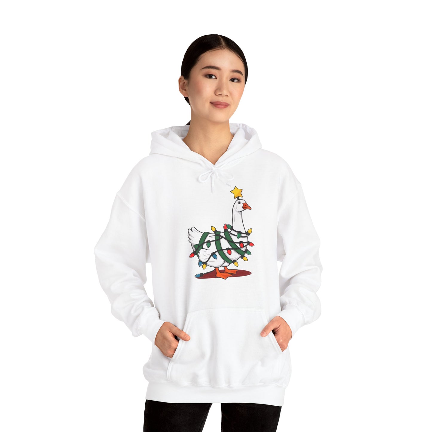 Christmas Goose on the Loose Hoodie