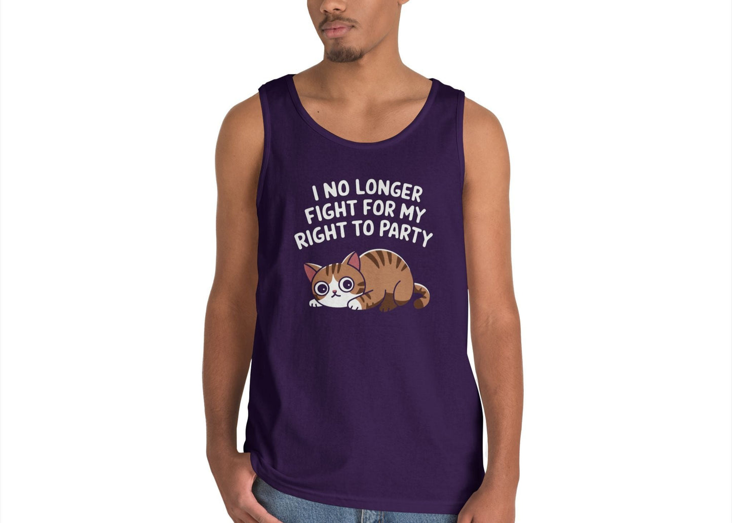 No Longer Fight For My Right To Party Tank Top