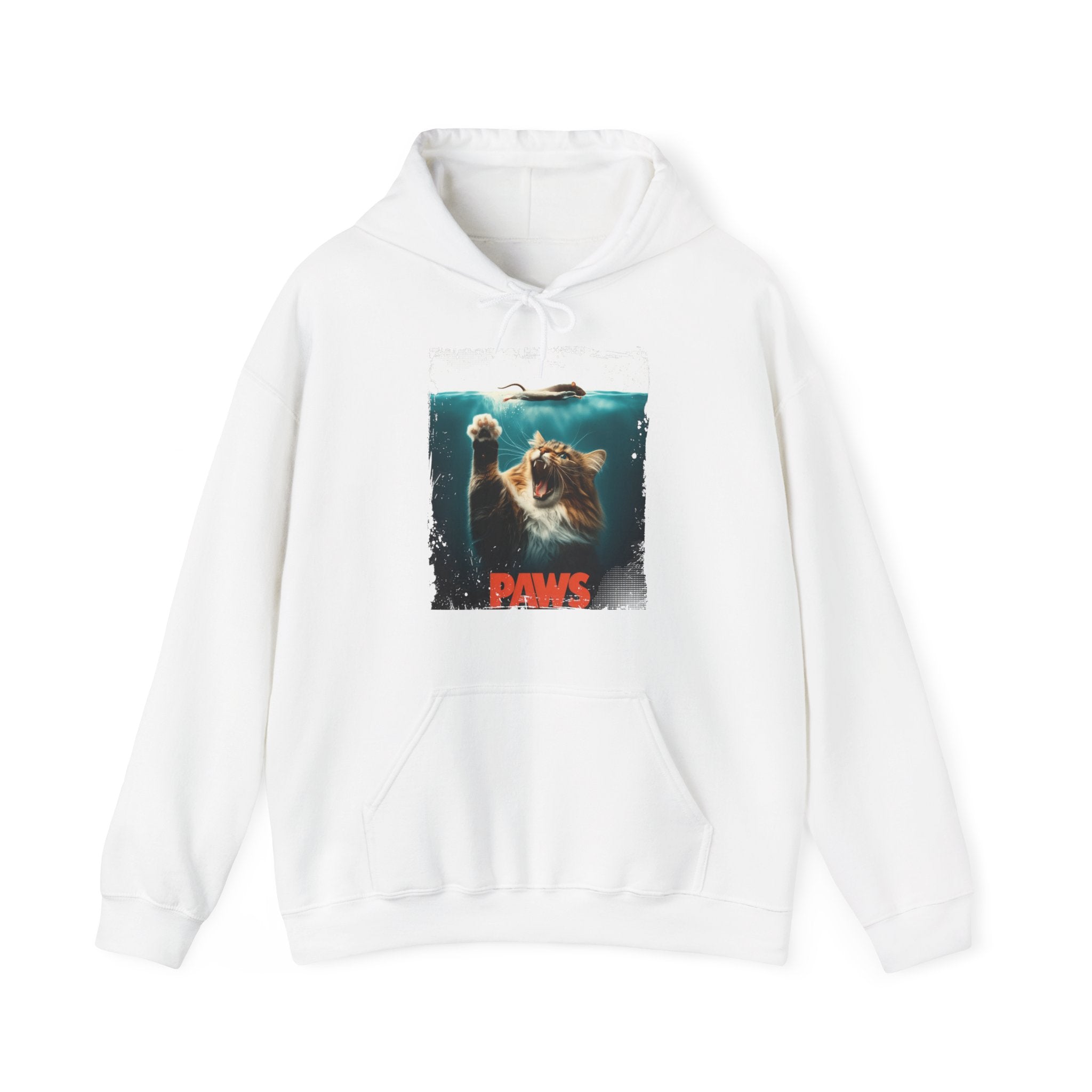 Paws Cat Jaws Parody Hoodie