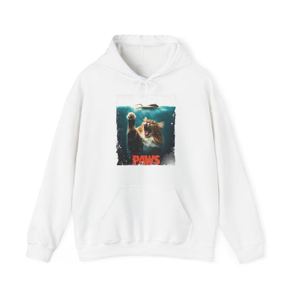 Paws Cat Jaws Parody Hoodie