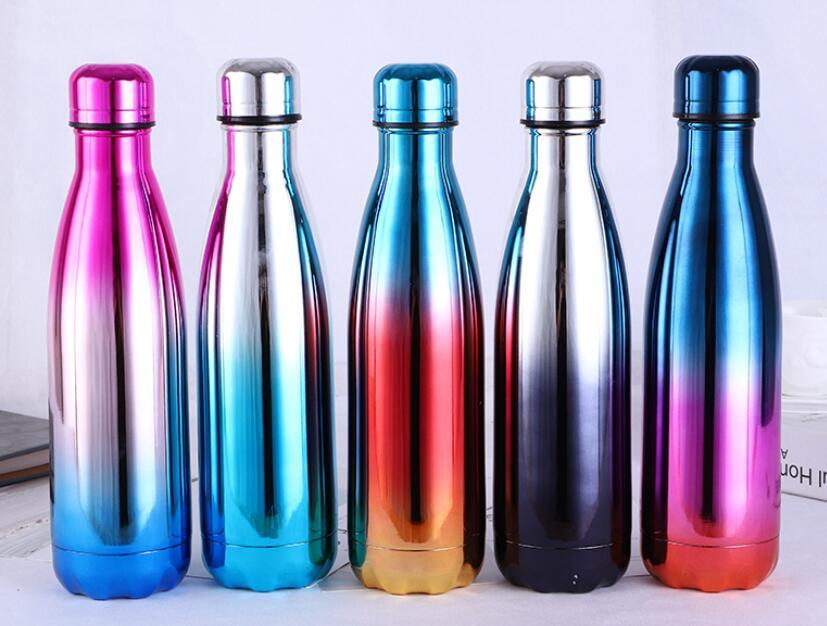 Shiny Distractions Stainless Steel Water Bottle - Vivid Divergence