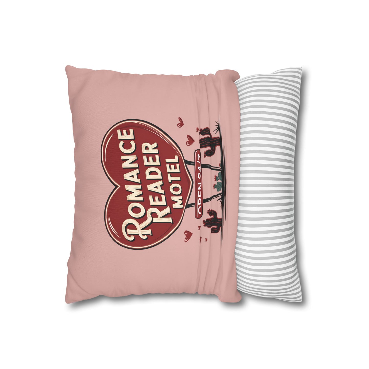 Romance Reader Motel Cushion Cover