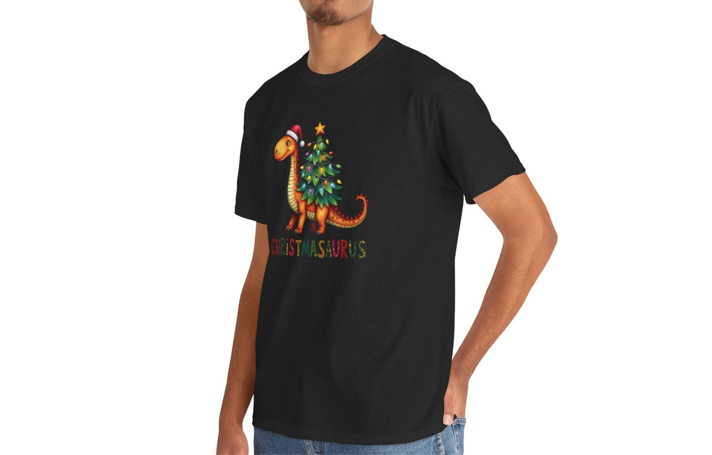 ChristmaSaurus Dinosaur T-Shirt