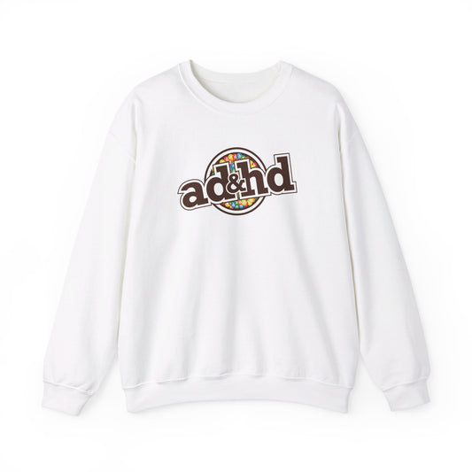 ADHD m&m Brand Parody Sweatshirt - Vivid Divergence