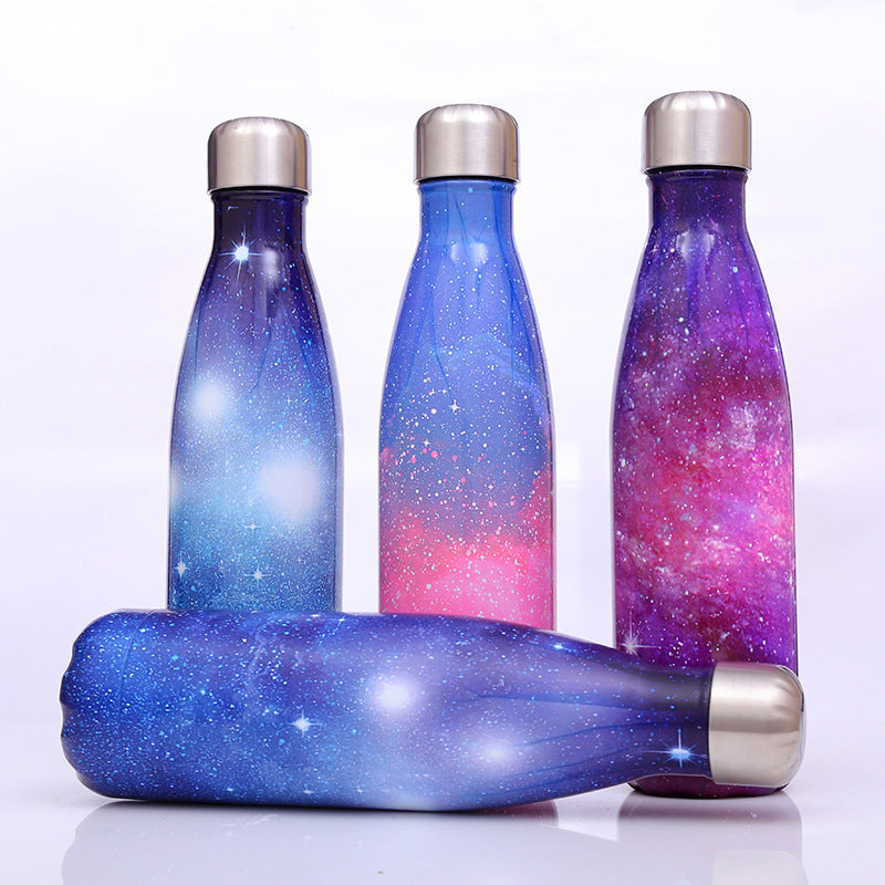 Galaxy Stainless Steel Water Bottle - Vivid Divergence