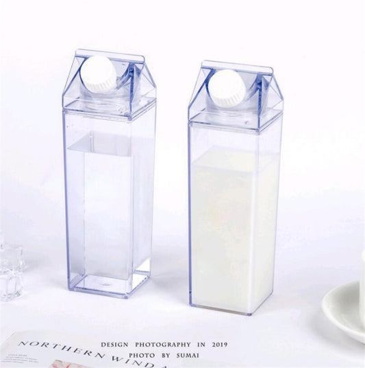 Milk Juice Carton Shaped Bottle