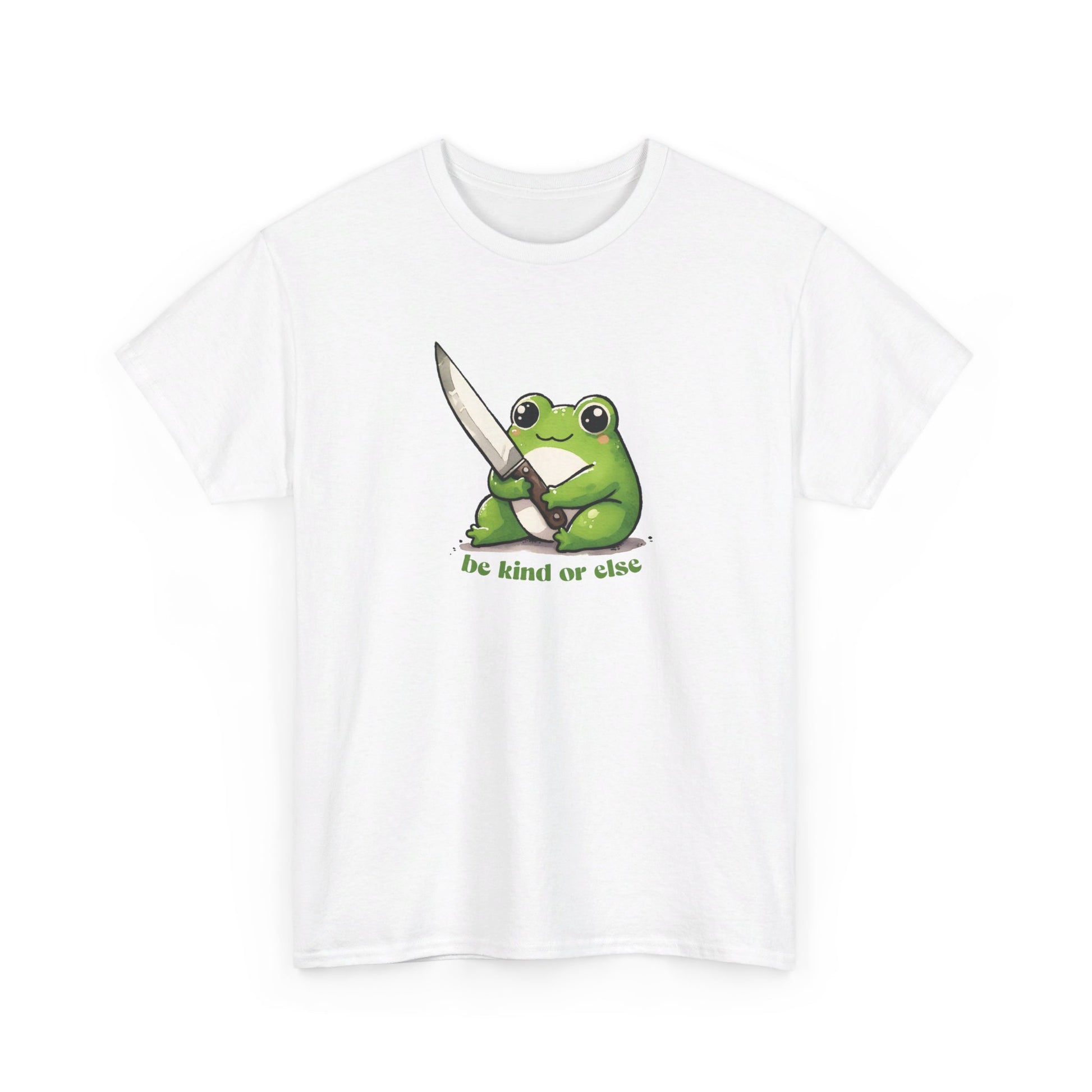 Be Kind or Else Frog T-Shirt - Vivid Divergence