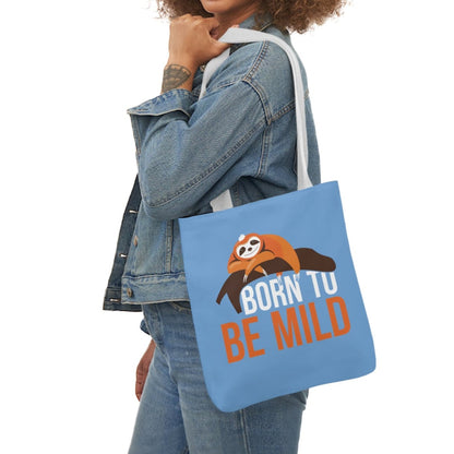 Born to Be Mild Canvas Tote Bag - Vivid Divergence