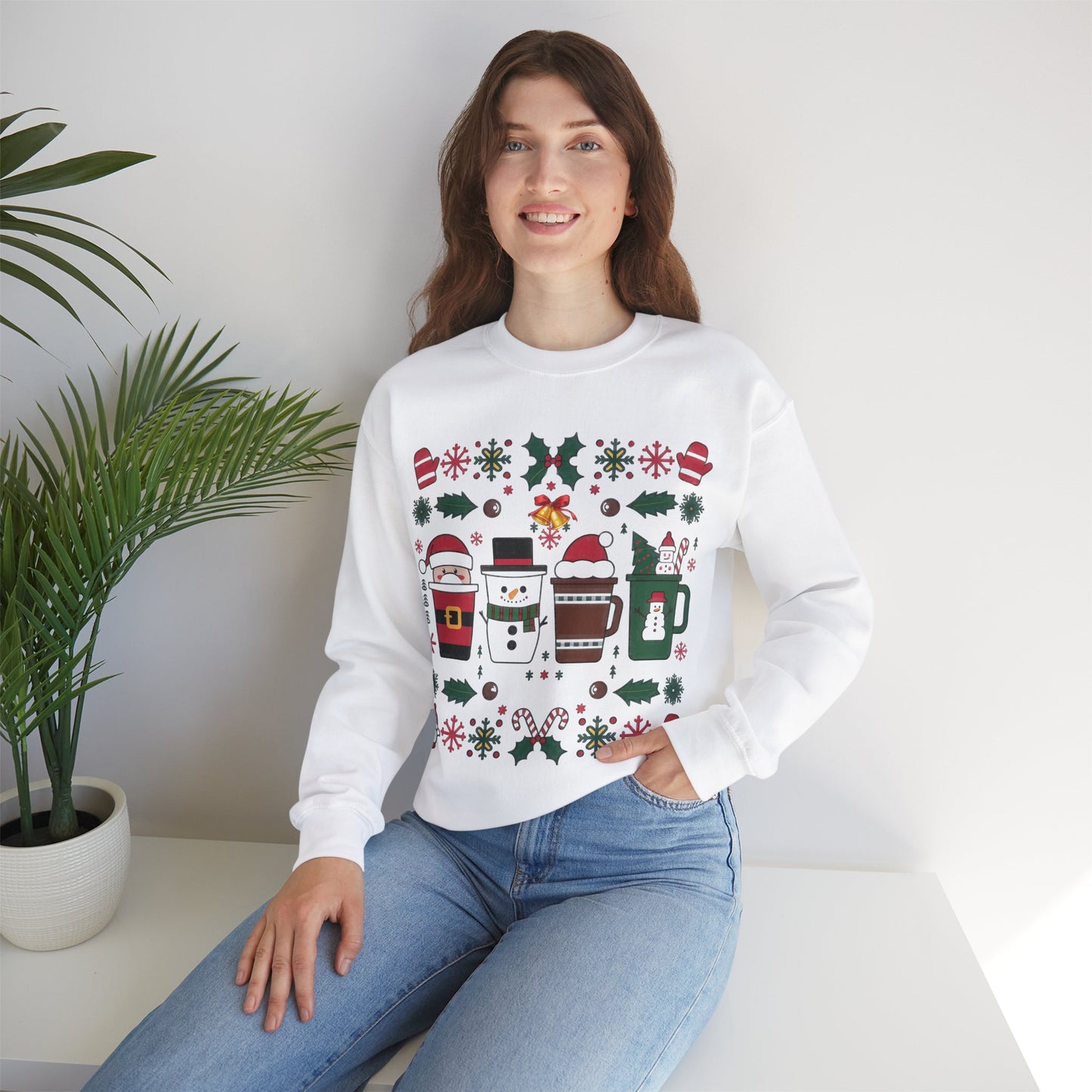 Holiday Cheers Caffeine Fix Sweatshirt