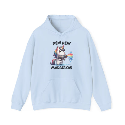 Pew Pew Madafakas Unicorn Hoodie