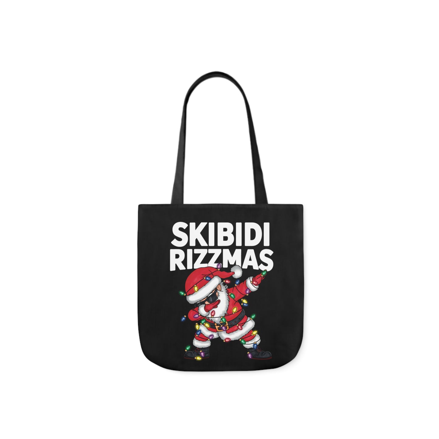 Skibidi Rizzmas Santa Dab Canvas Tote Bag