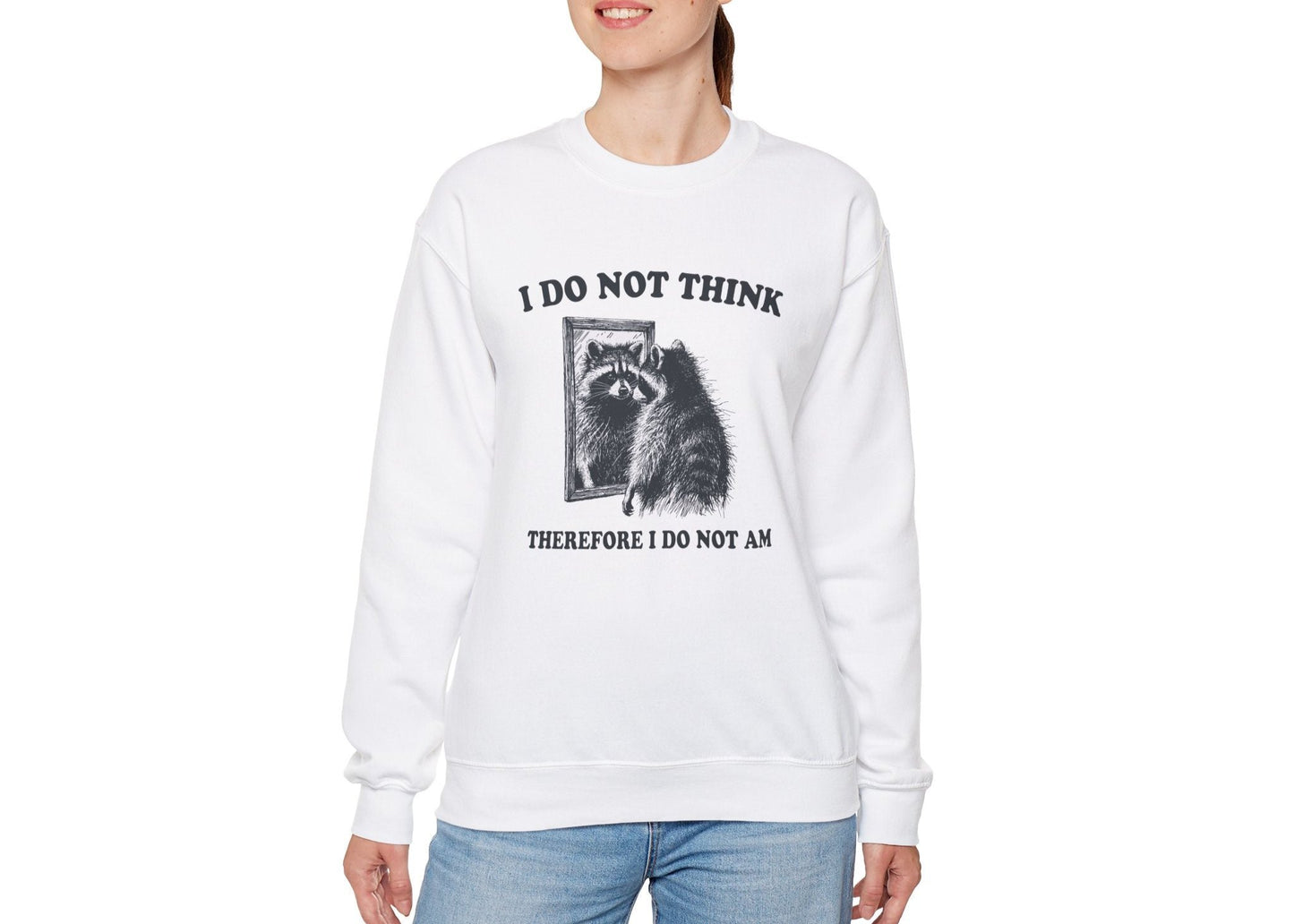 Existential Crisis Racoon Sweatshirt