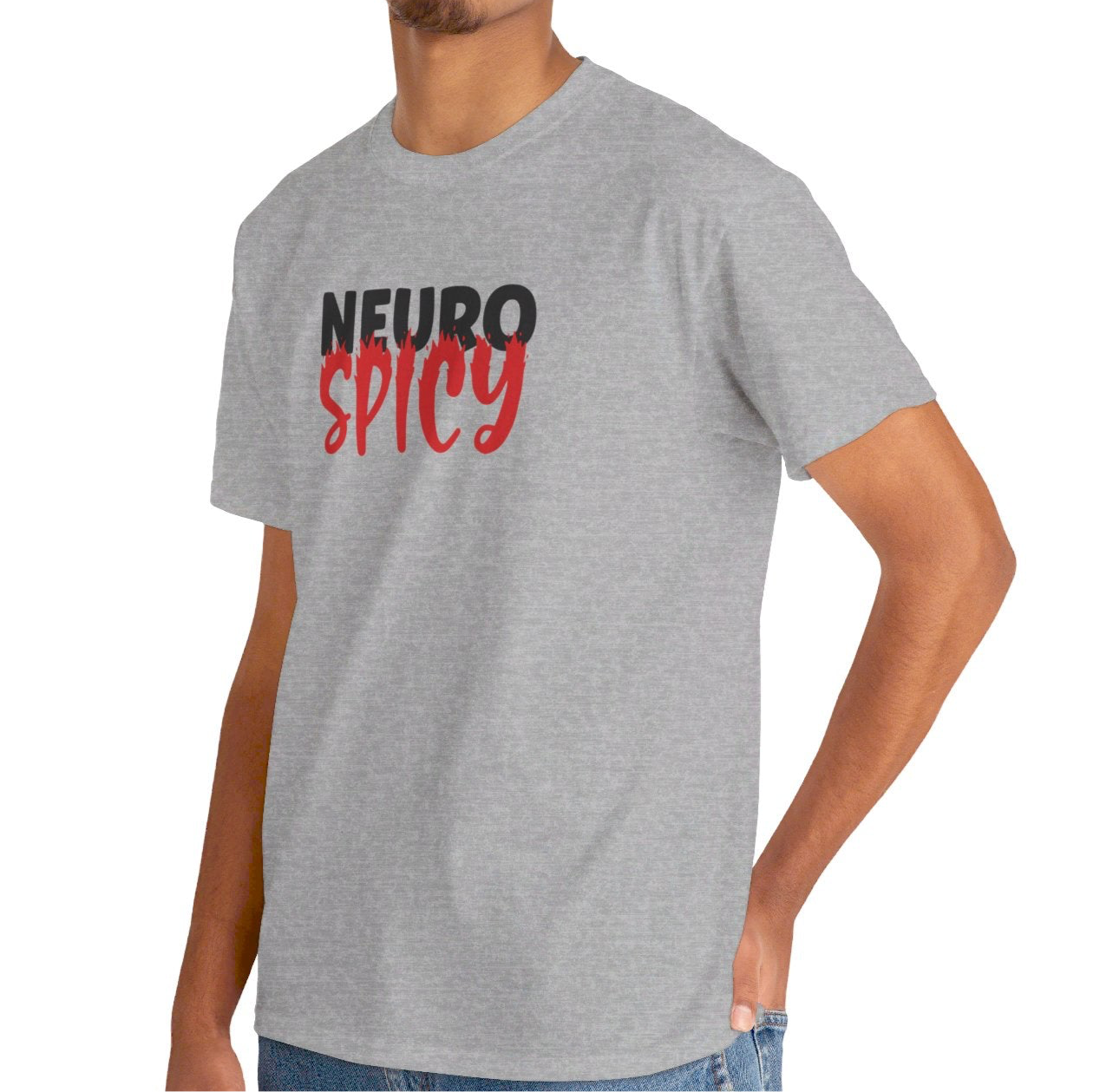 Fiery Neurospicy T-Shirt - Vivid Divergence