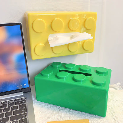 Lego Inspired Tissue Box Cover