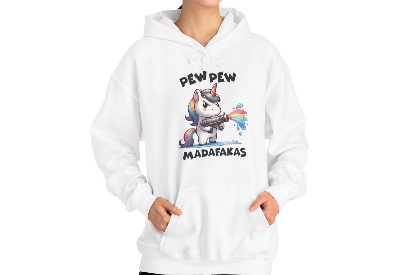 Pew Pew Madafakas Unicorn Hoodie