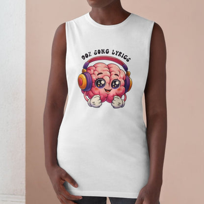 My Brain is 90% Song Lyrics Tank Top - Vivid Divergence