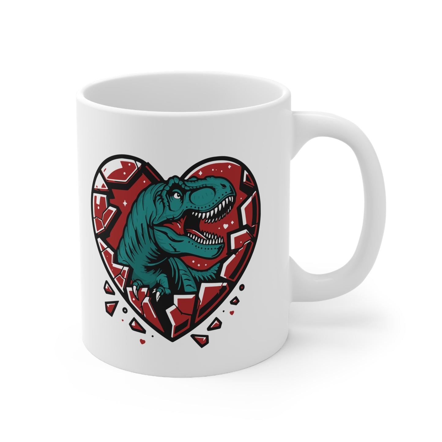 Jurassic Heart Mug