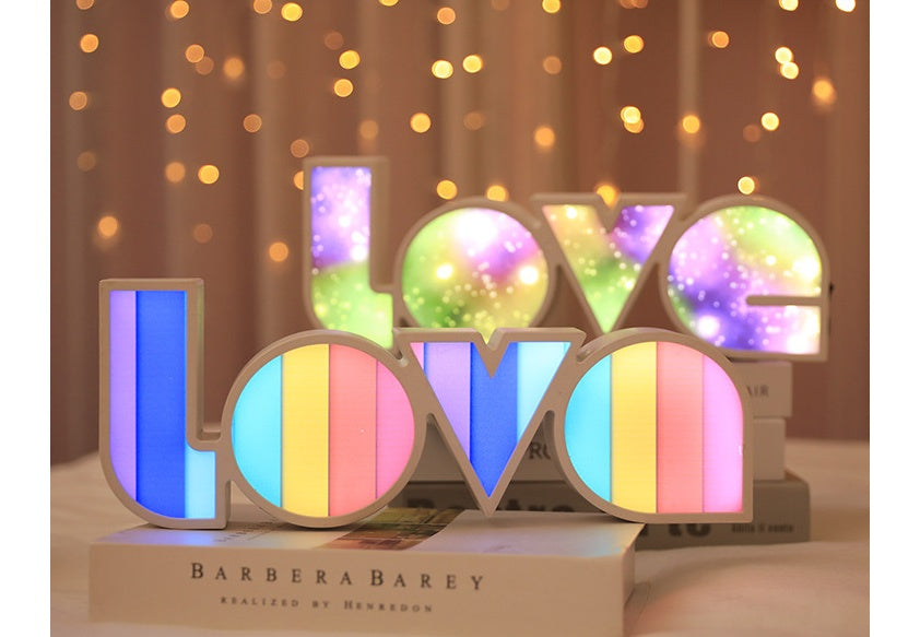 Love Rainbow LED Light - Vivid Divergence