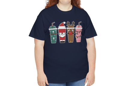 Christmas Vibes Iced Coffee T-Shirt