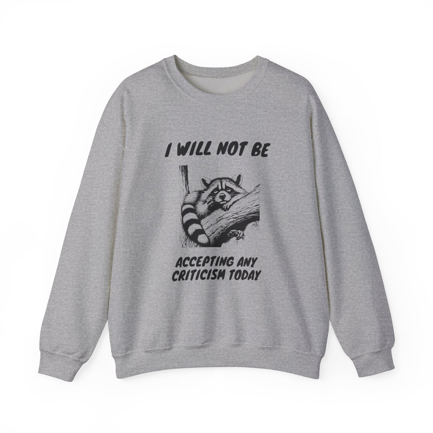 Not Accepting Criticism Today Sweatshirt