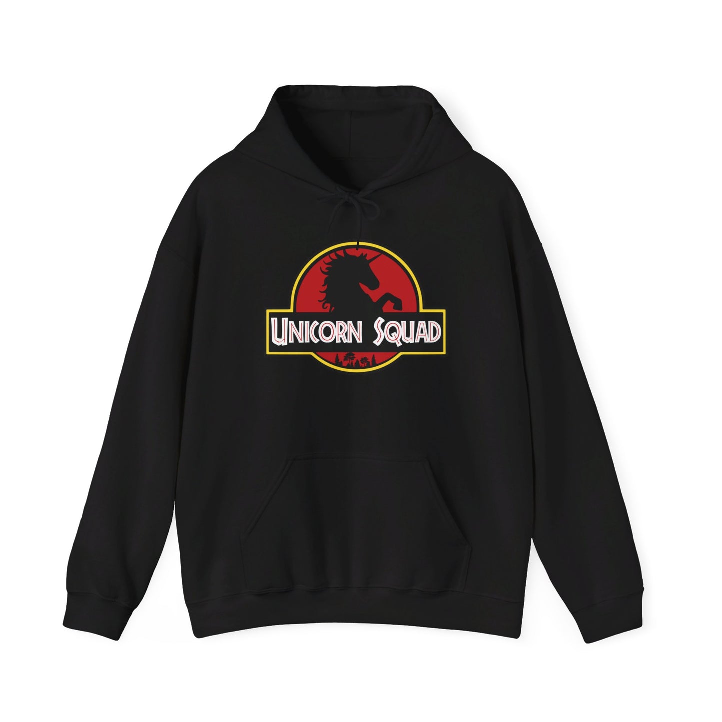 Unicorn Squad Jurassic Park Parody Hoodie - Vivid Divergence