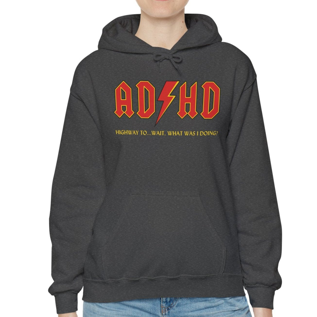 ADHD AC/DC Parody Hoodie