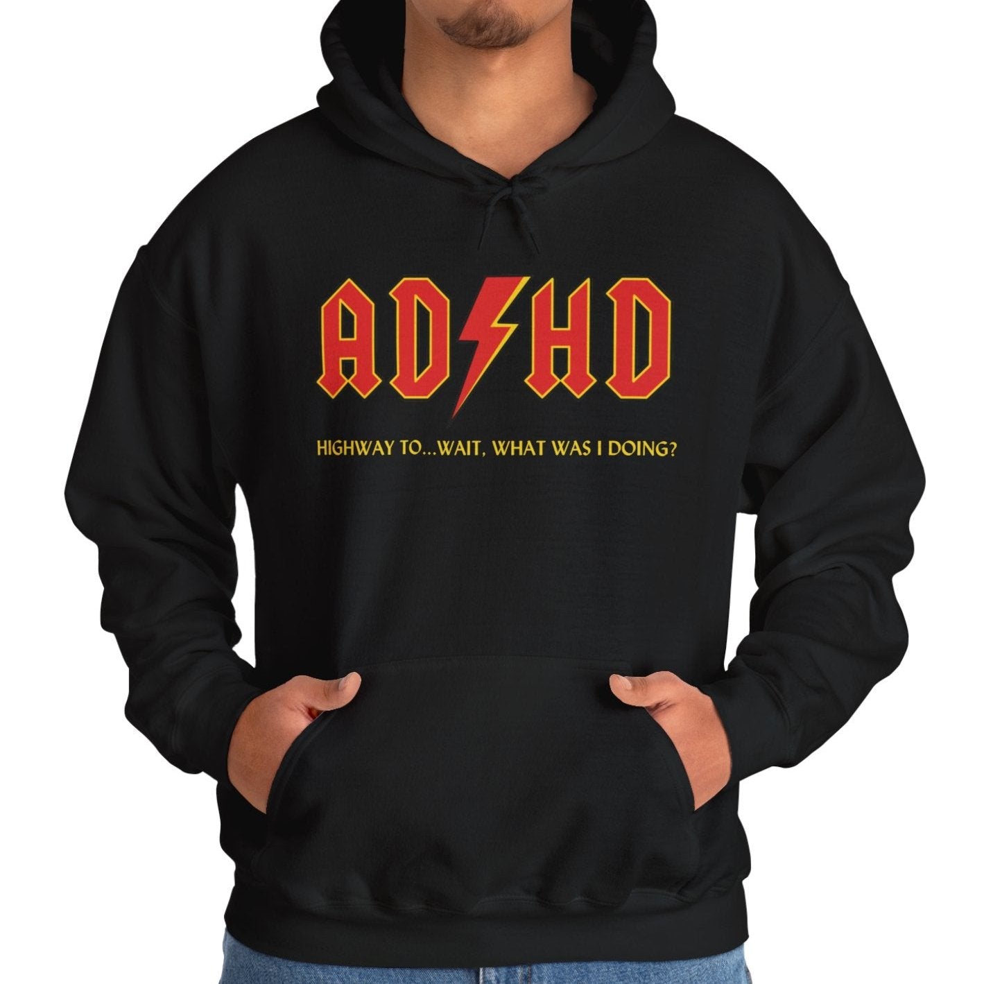 ADHD AC/DC Parody Hoodie