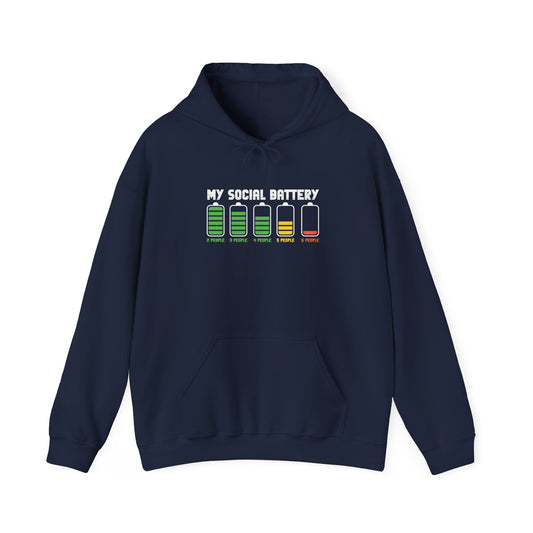 My Social Battery Levels Hoodie