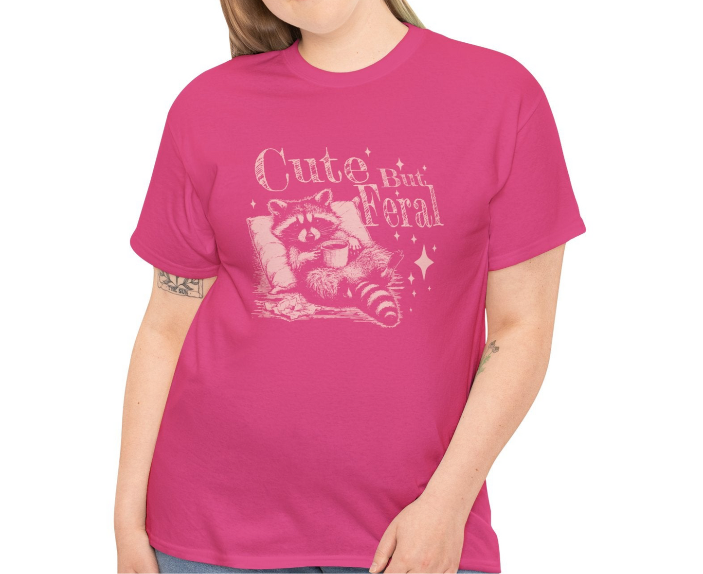 Cute But Feral Racoon T-Shirt