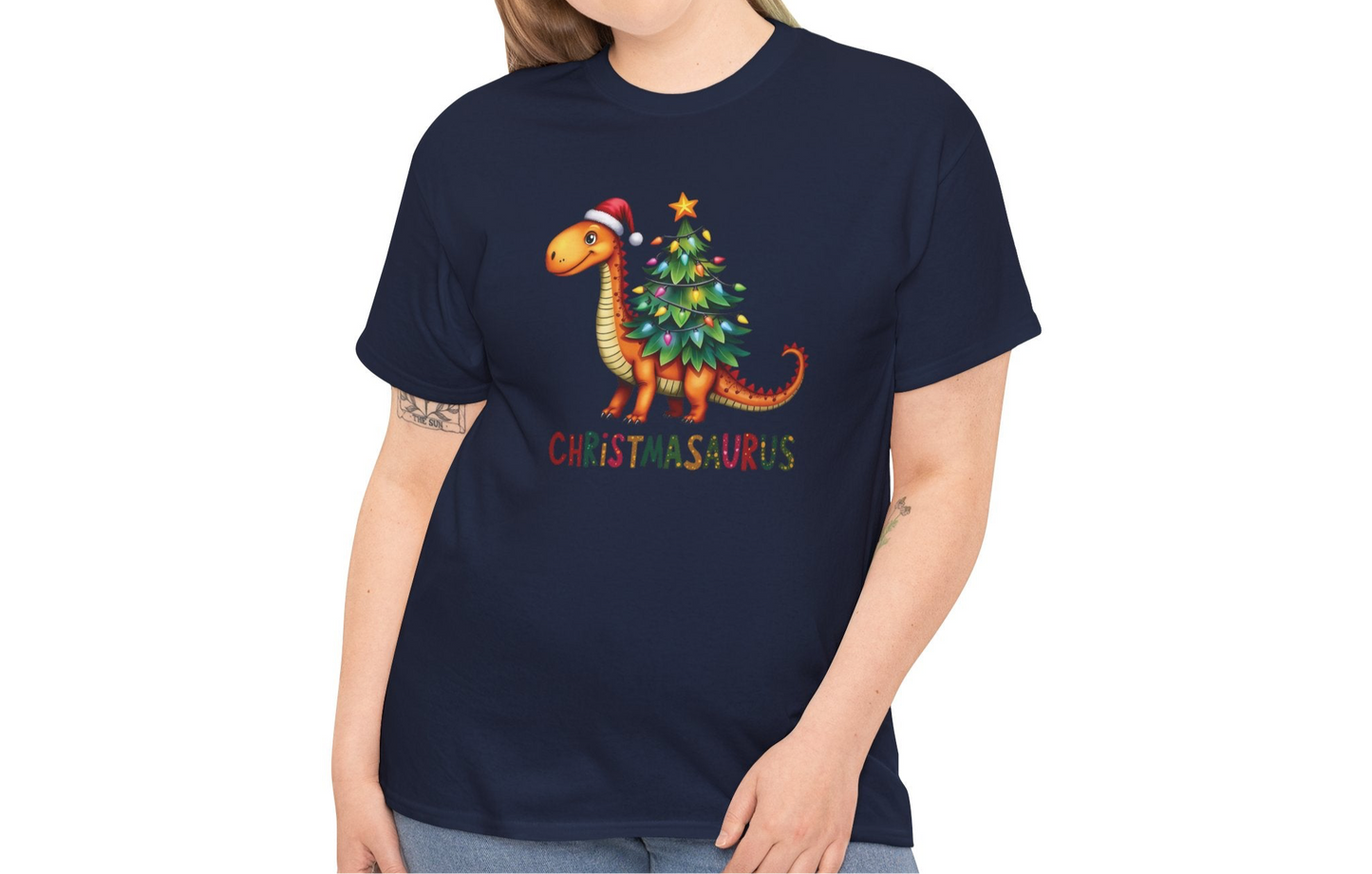 ChristmaSaurus Dinosaur T-Shirt