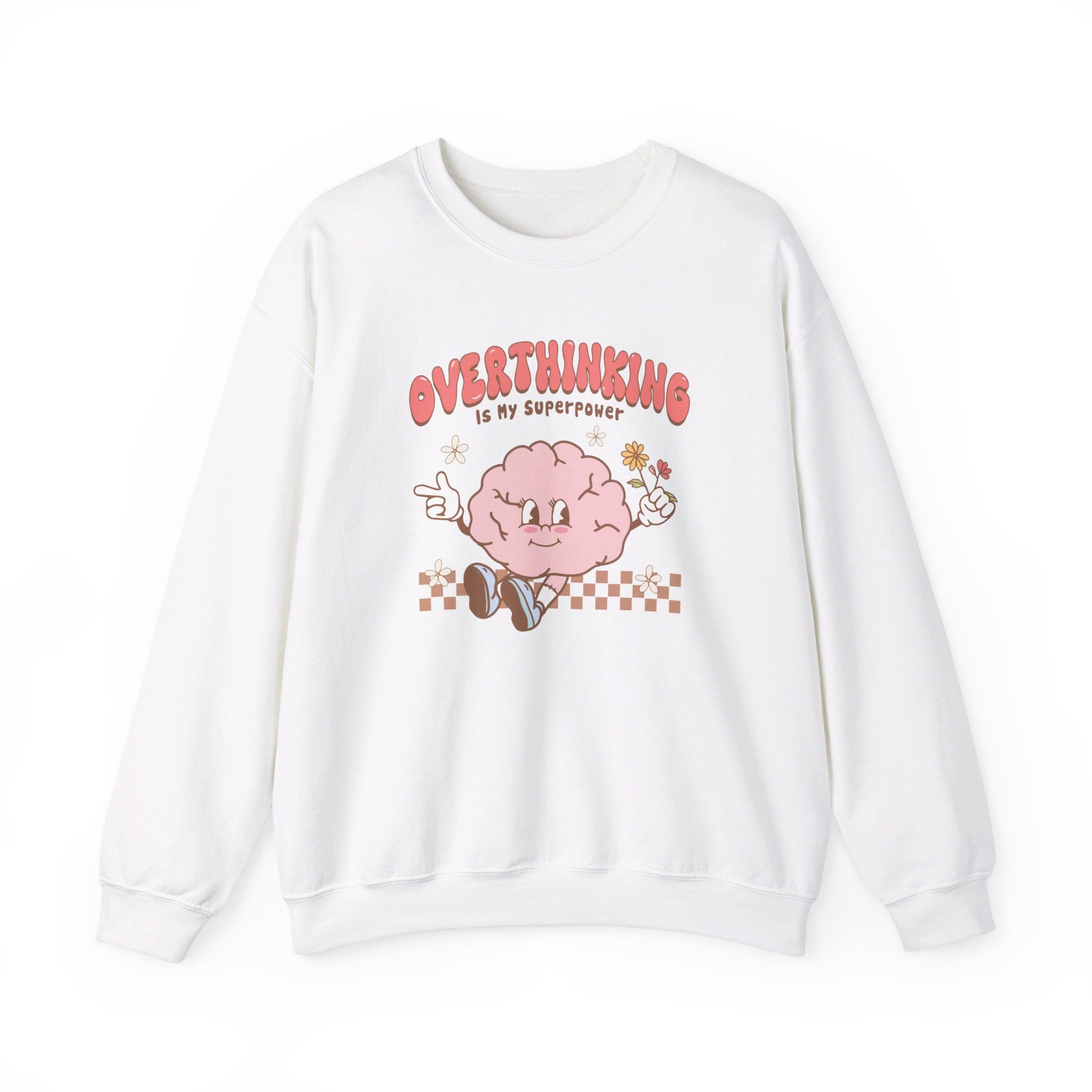 Overthinking is My Superpower Sweatshirt - Vivid Divergence