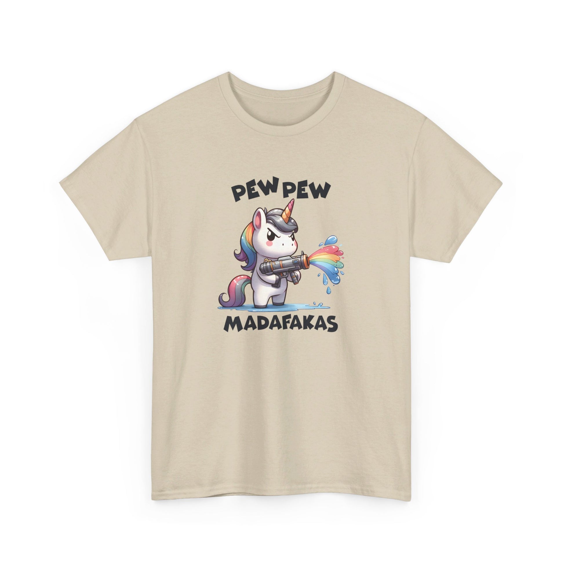 Pew Pew Madafakas Unicorn T-Shirt - Vivid Divergence