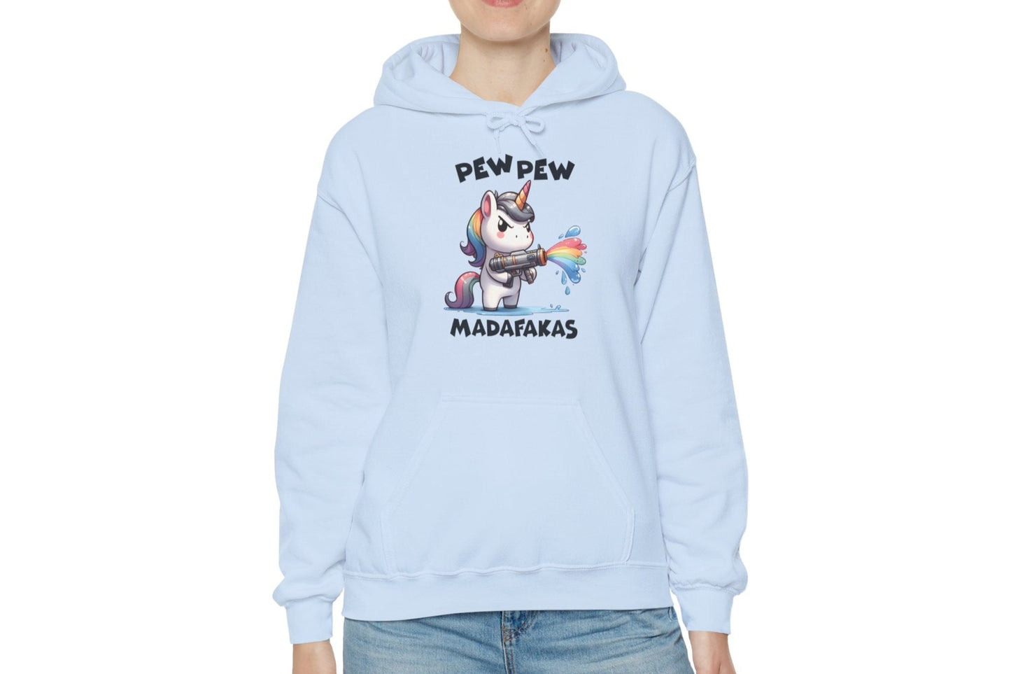 Pew Pew Madafakas Unicorn Hoodie