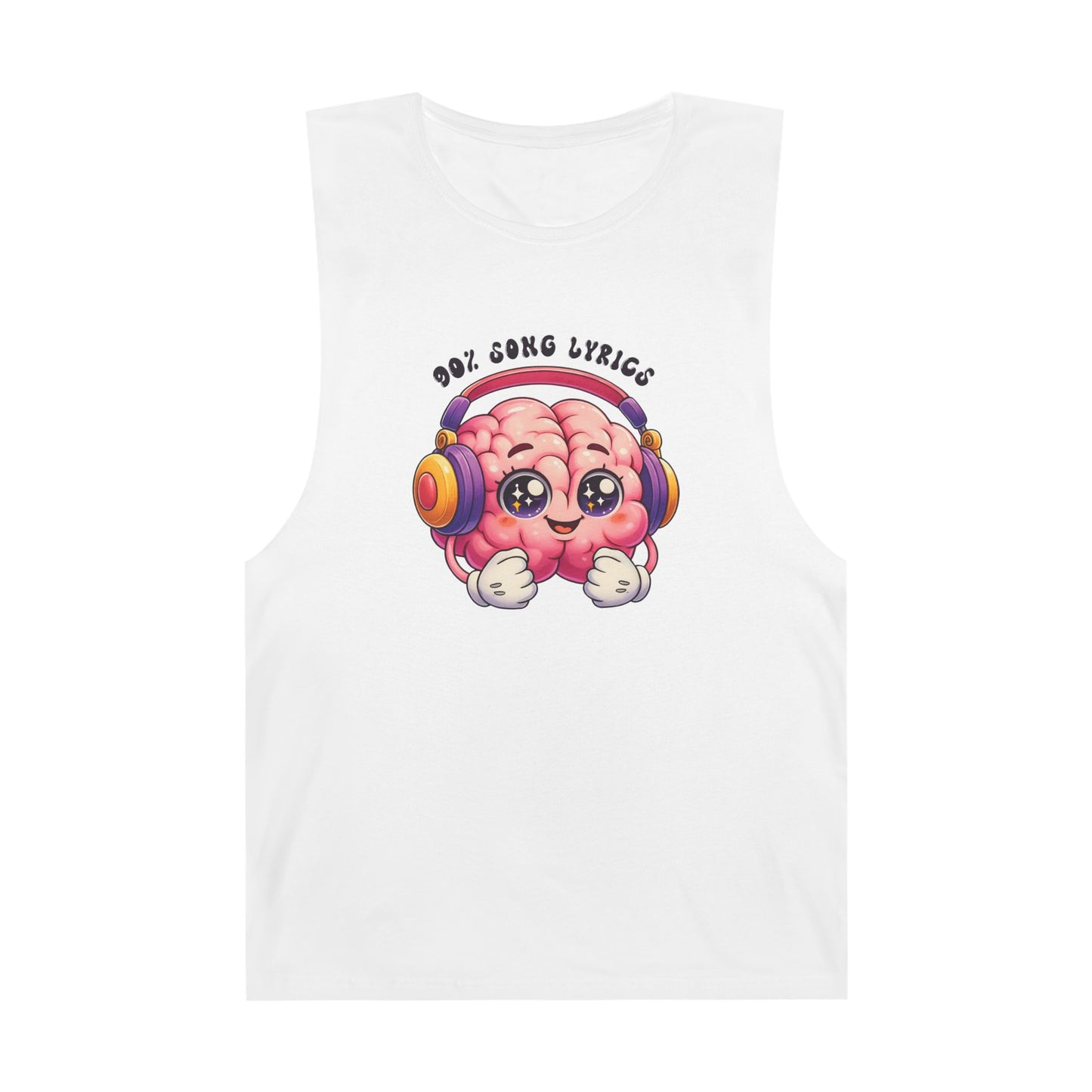 My Brain is 90% Song Lyrics Tank Top - Vivid Divergence