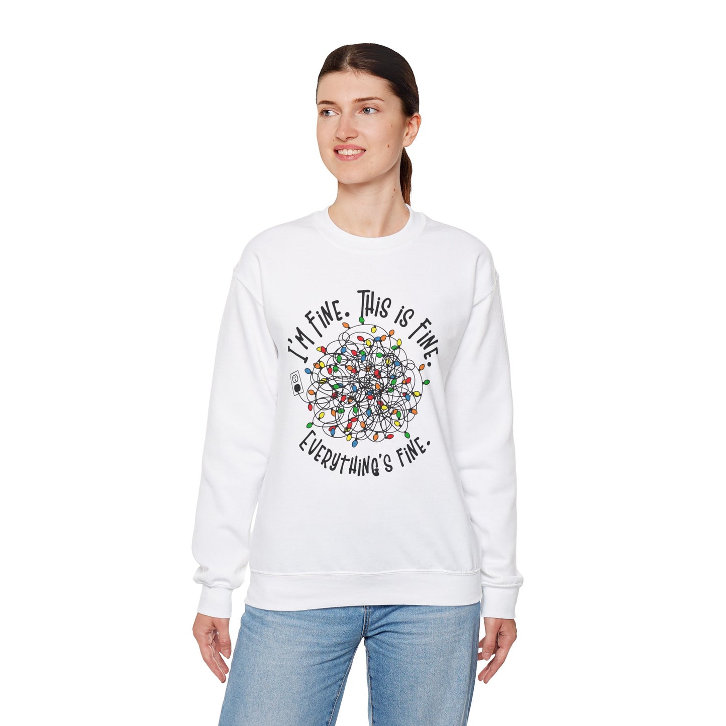 Tangled Tantrum Christmas Lights Sweatshirt