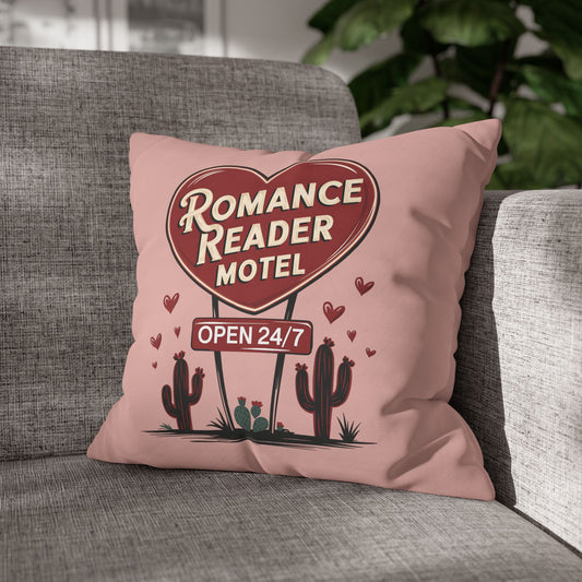 Romance Reader Motel Cushion Cover