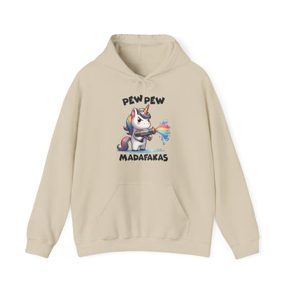 Pew Pew Madafakas Unicorn Hoodie