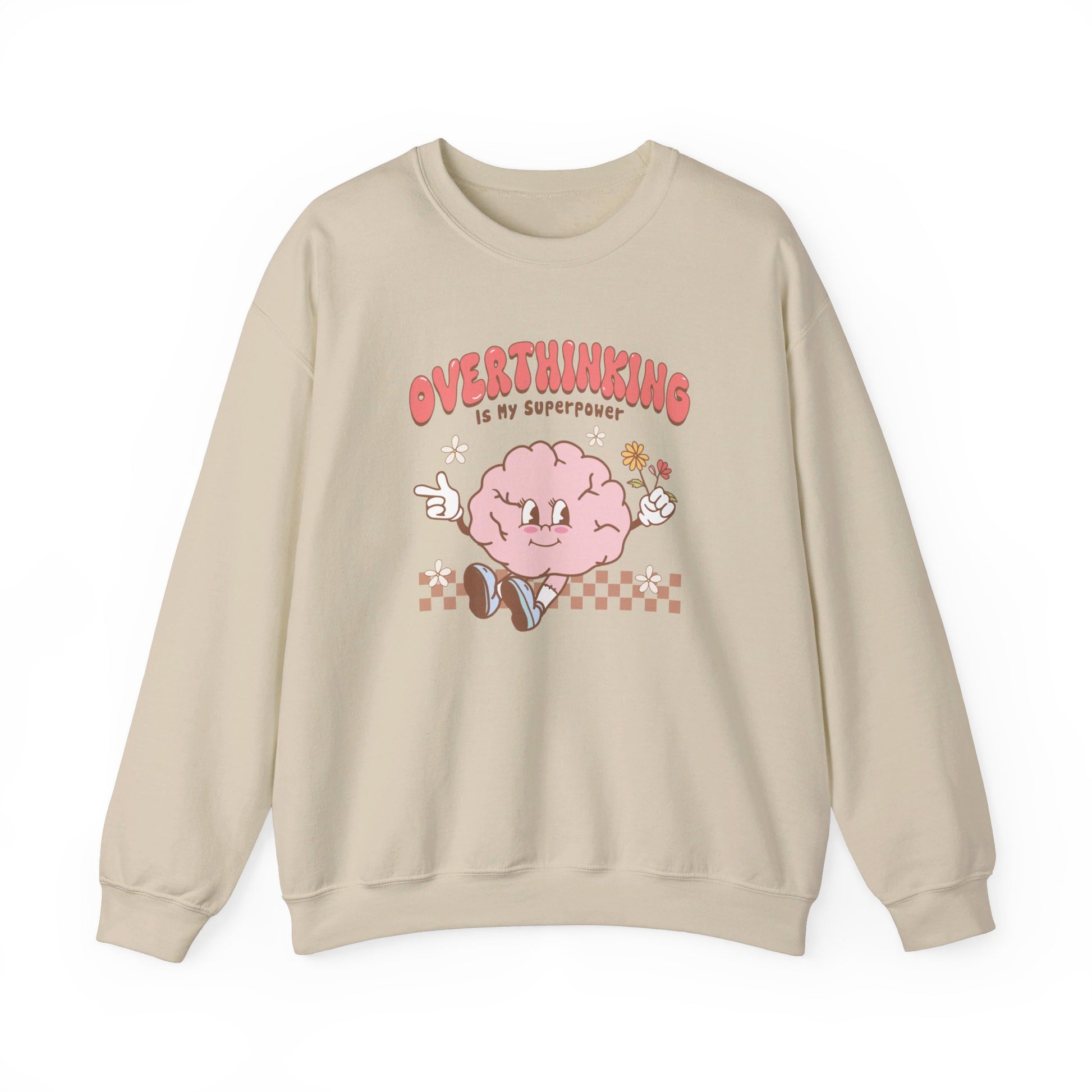 Overthinking is My Superpower Sweatshirt - Vivid Divergence