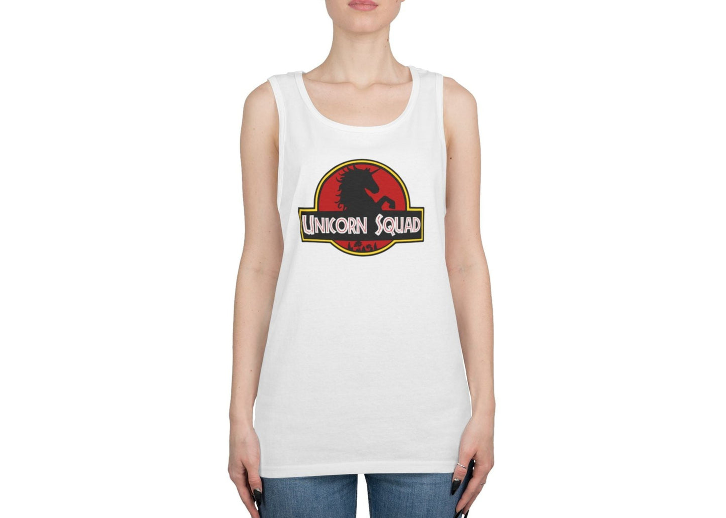 Unicorn Squad Jurassic Park Parody Tank Top