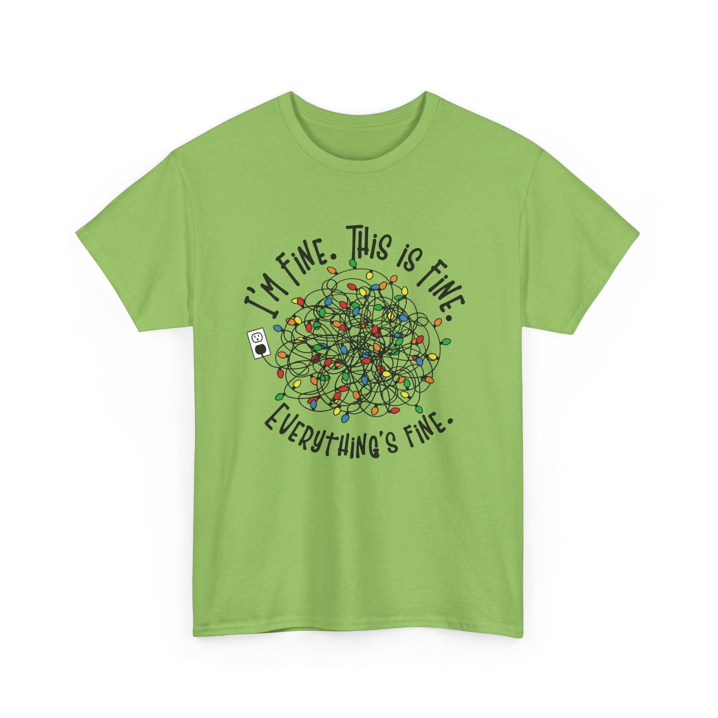 Tangled Tantrum Christmas Lights T-Shirt