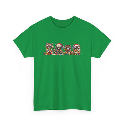 Festive Raccoon Christmas Chaos T-Shirt