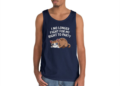 No Longer Fight For My Right To Party Tank Top